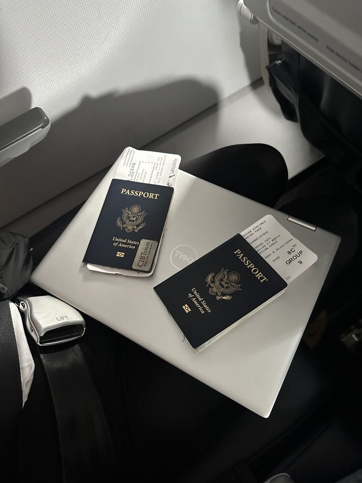Passport front and back example